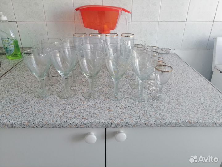 Бокалы фужеры рюмки СССР