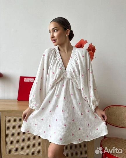 Платье из муслина женское