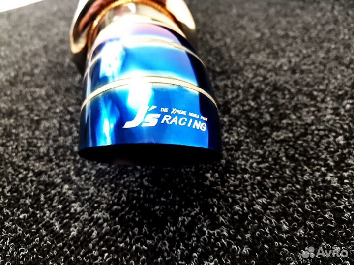 Бочка JS Racing style 63 - 76 глушитель прямоточны