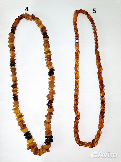 Янтарные бусы Прибалтика