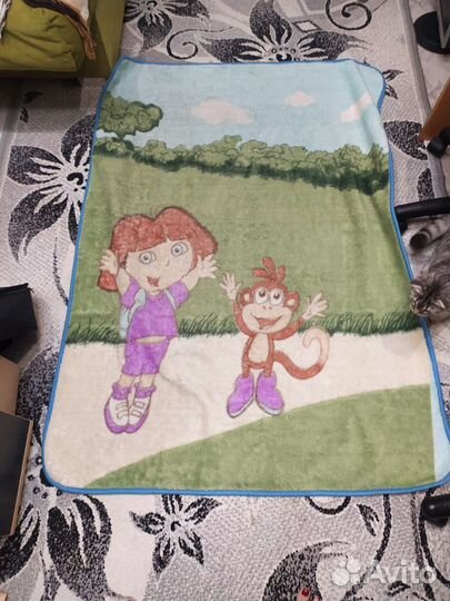 Детский плед Даша путешественница