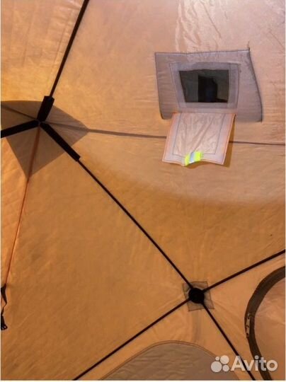 Палатка куб 240х240х205 см трехслойная 4-местная