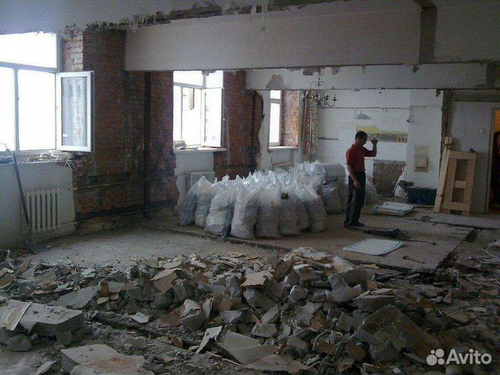 Демонтаж, вывоз мусора, демонтажные работы в омске