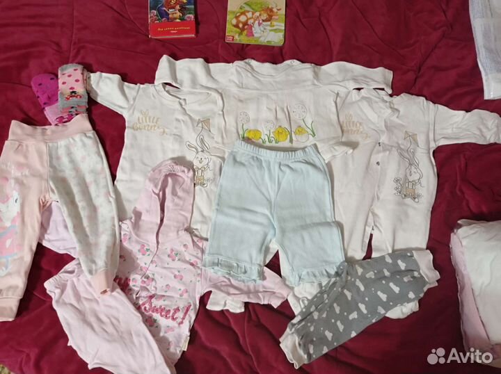 Пакет вещей для девочки 56-68