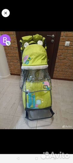 Коляска санки