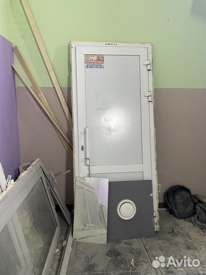 Алюминиевые двери бу