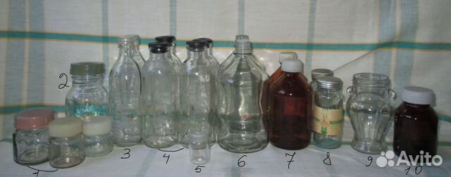 Банки разные Детские бутылочки СССР