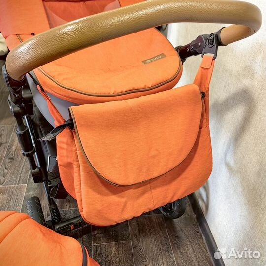 Коляска tutis Viva Life 2 в 1 Оранжево-красный