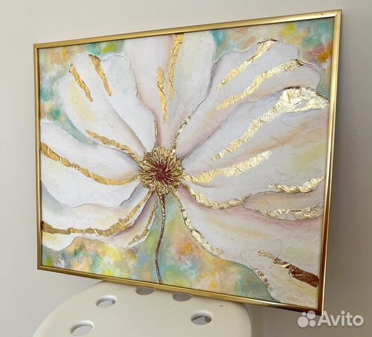 Картина в раме «Зеркальные бабочки» 53х83 см