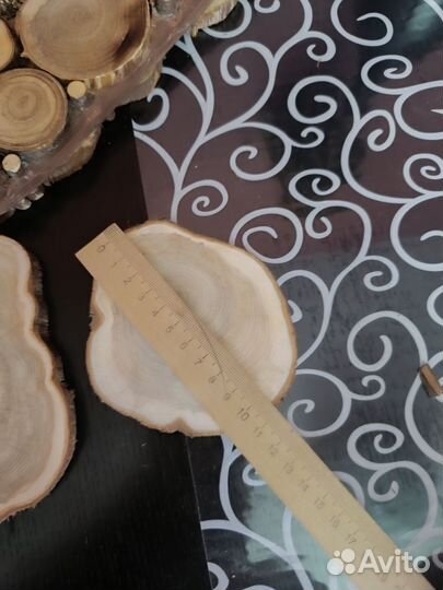 Набор спилов можжевельника для декора и творчества