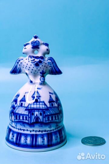 Колокольчики Гжель разные