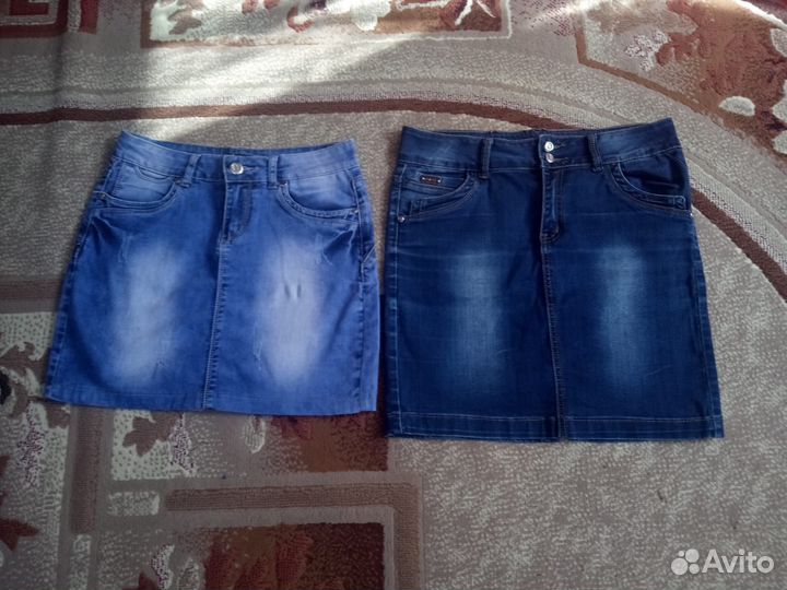 Юбки джинсовые