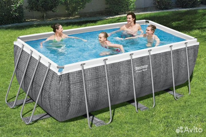 Каркасный бассейн intex bestway