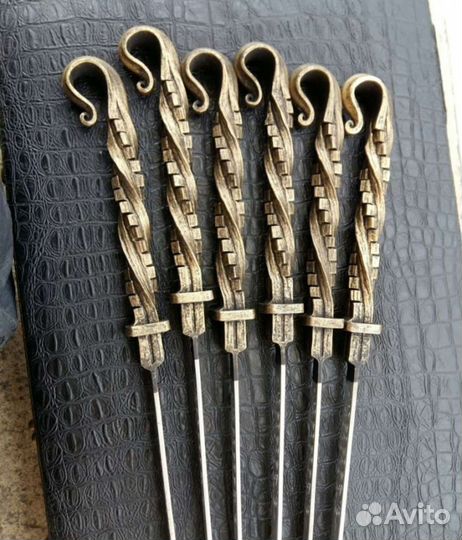 Кованные шампура ручной работы