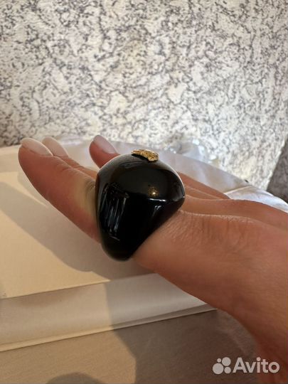 Кольцо агат (оникс)