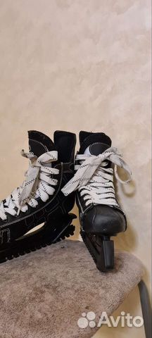 Коньки хоккейные oxelo