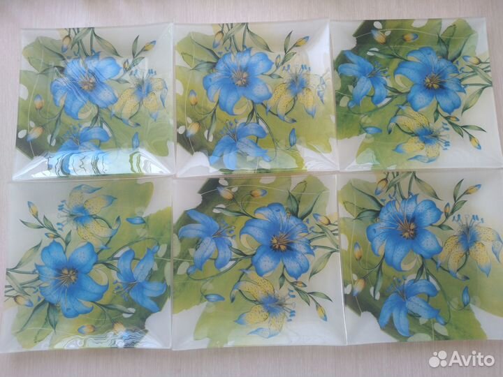 Тарелки для сервировки квадратные