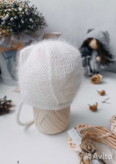 Чепчик для новорождённого 
