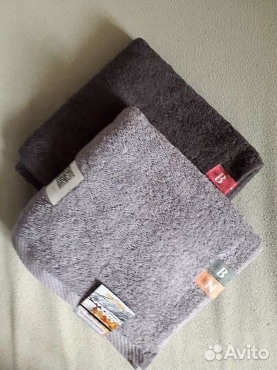 Набор махровых полотенец, 130х70 и 45х90 см