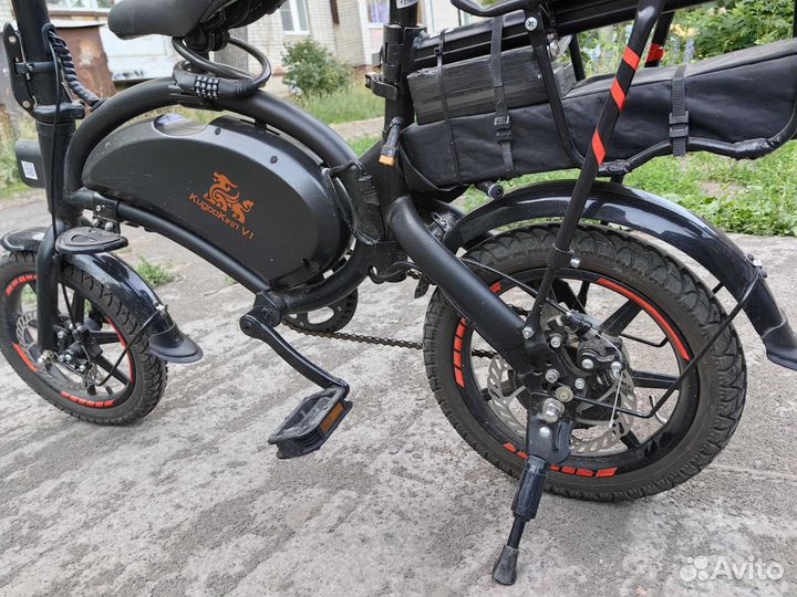 Электровелосипед Kugoo v1/доп.аккум/гидроизоляция