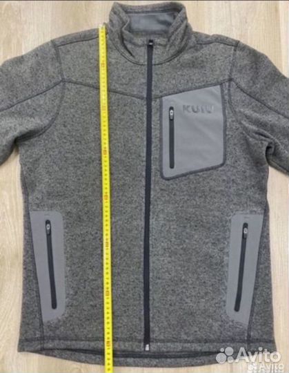 Толстовка kuiu full zip sweater charcoal (S)
