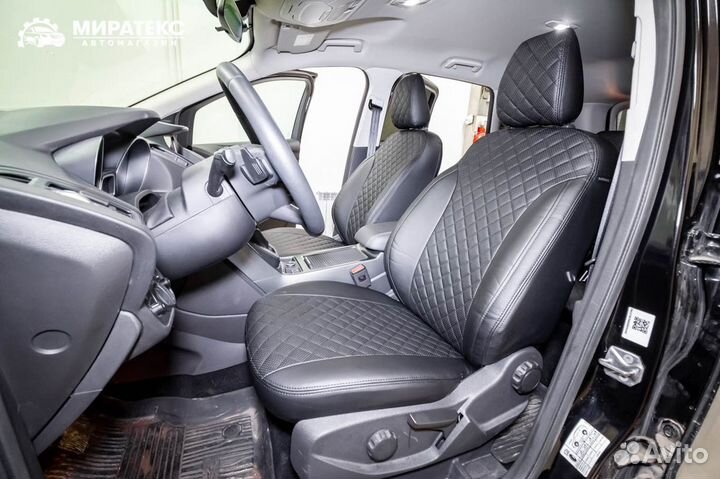 Авточехлы Форд Куга II / Экокожа Ромб