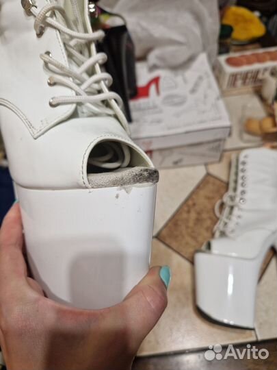 Стрипы ботильоны тройки 37