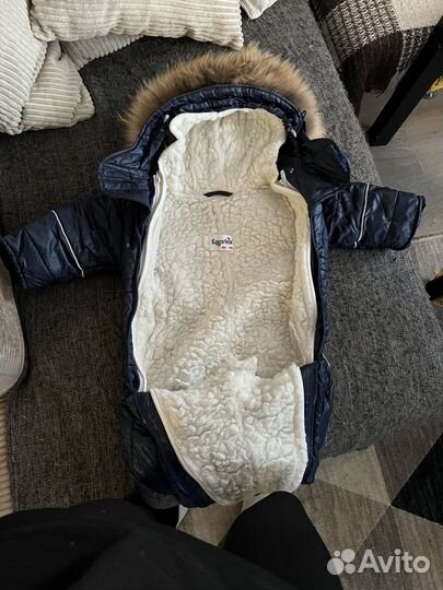 Зимний комбинезон- кокон