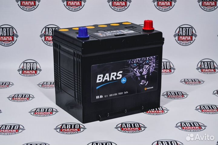 Автомобильный аккумулятор Барс Азия 65Ah
