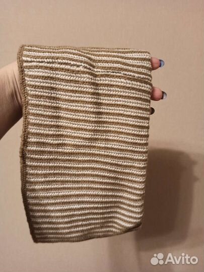 Шапка со снудом женская