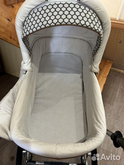 Коляска детская 2 в 1 эко кожа