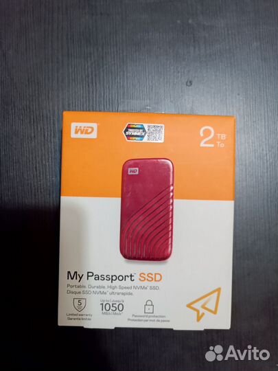 SSD WD 2TB My Passport SSD USB 3.2 Gen 2