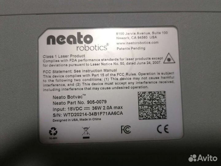 Робот пылесос neato botvac 75