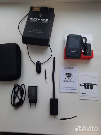 Микронаушник микрокамера