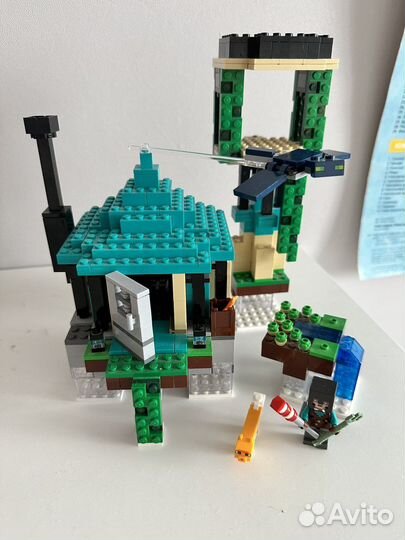 Lego minecraft небесная башня 21173