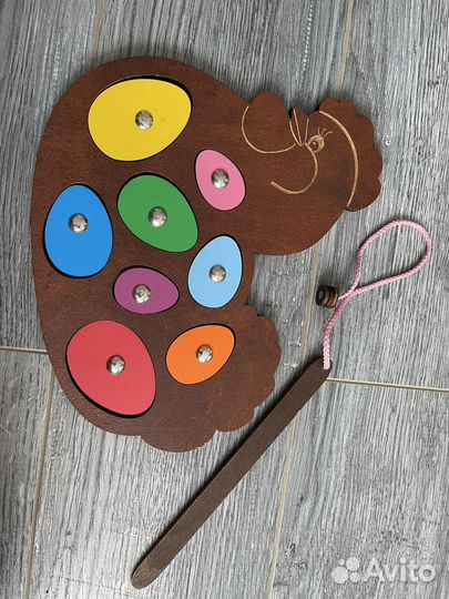 Развивающие деревянные игрушки