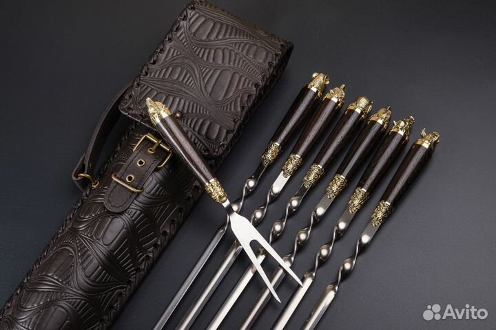 Подарочные шампура в чехле