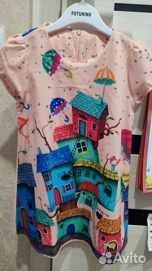 Платье для девочки 110см