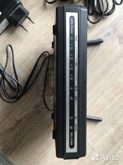 DSL модем WiFi роутер D-Link DSL-2740U