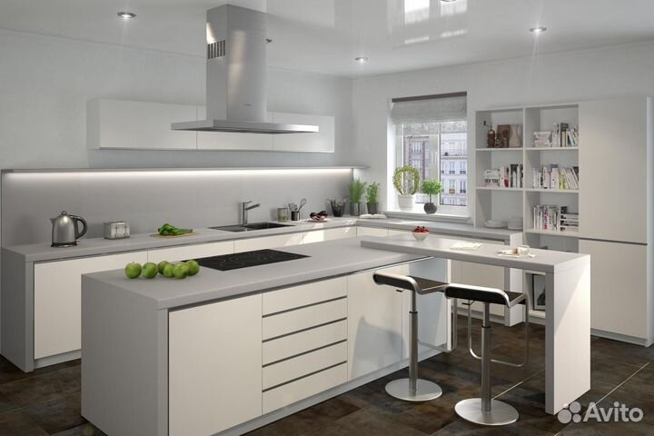 Столешница для кухни 1110/S Белый, 3 метра