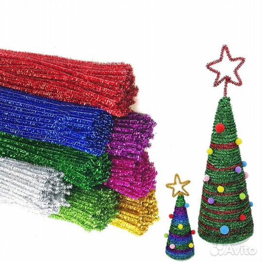 Синельная проволока и помпоны