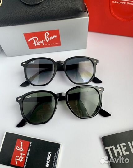 Очки ray ban hexagonal пепельные