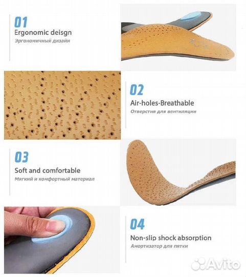 Каркасные ортопедические стельки