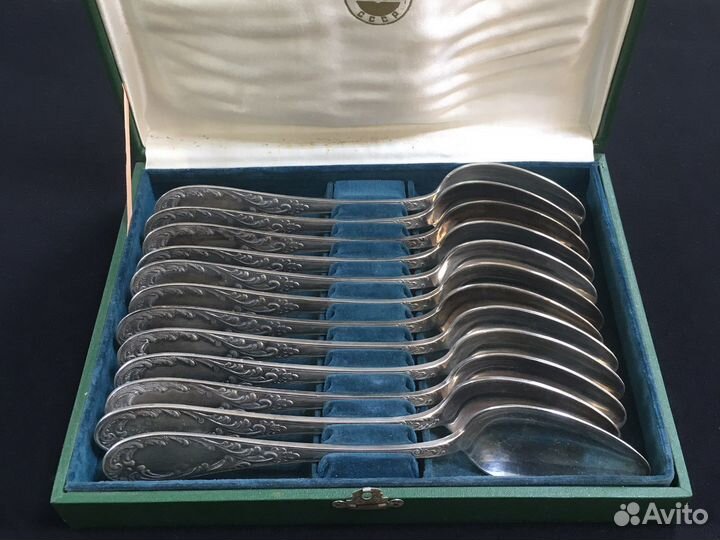 Редкие Столовые ложки «Старое Пламя» Кольчугино