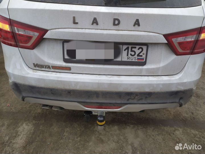 Фаркоп на LADA Vesta 2017-202 с оцинкованным шаром