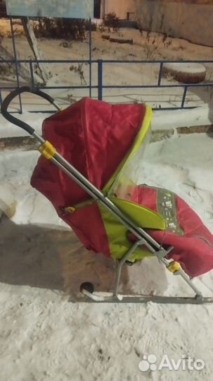 Коляска санки