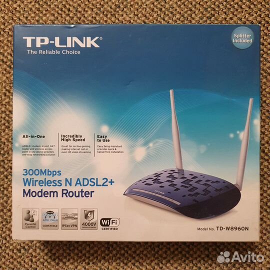 WiFi роутер TP-Link TD-W8960N