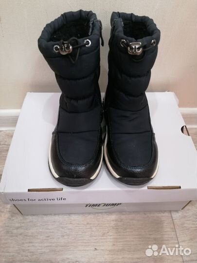 Демисезонные ботинки на девочку с мехом