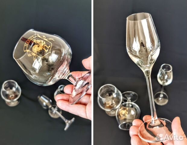 Рюмки Viola Bohemia на высокой ножке, за пару