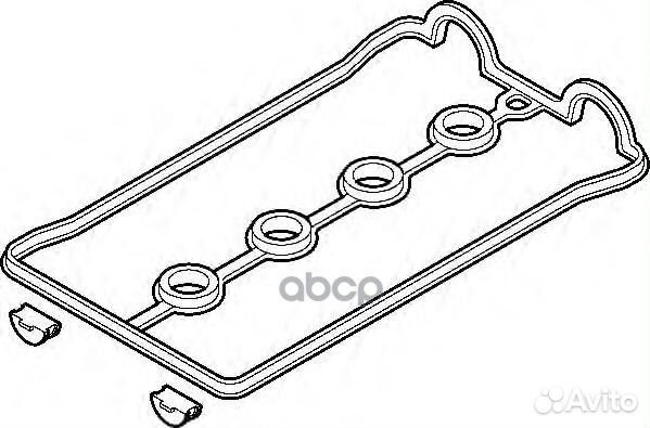 Прокладка клап.крышки daewoo 1,6 97- компл. 174